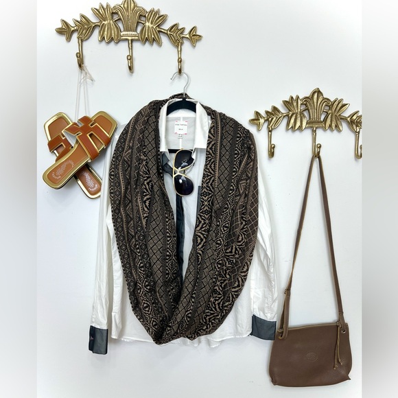 Accessories - Tribal print infinity scarf light weight